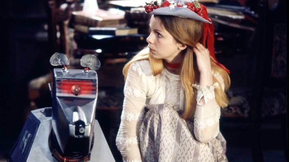 K-9 and Romana played by Lalla Ward