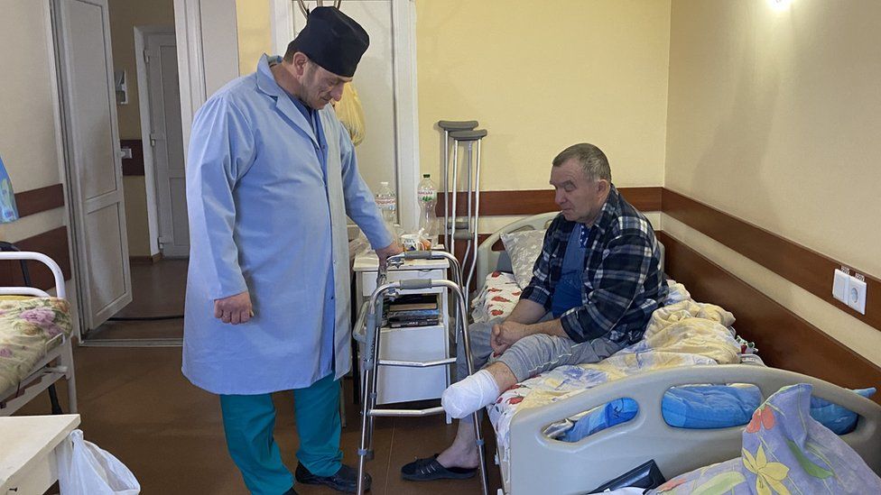 Yuriy Kuznetsov, trauma surgeon and patient