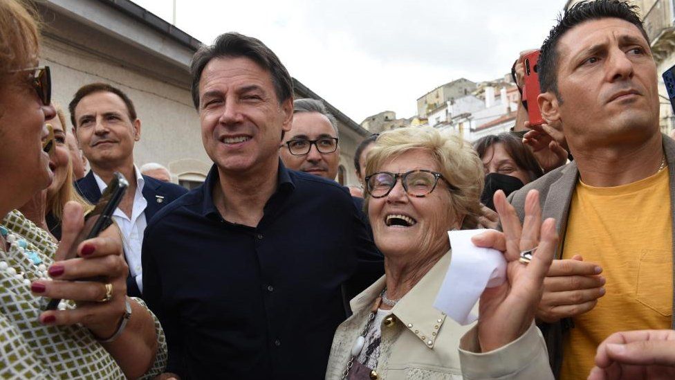 Five-Star Movement leader Giuseppe Conte, Volturara Appula Foggia, Italy - 02 Sep 2022