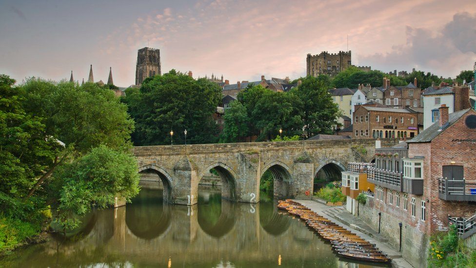 River and bridge in Durham