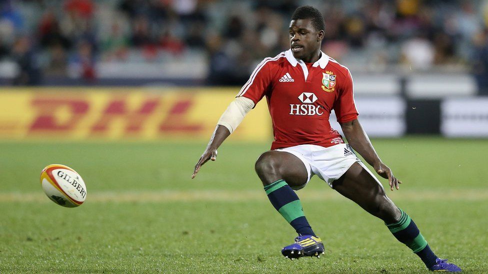 British and Irish Lions' Christian Wade during the training