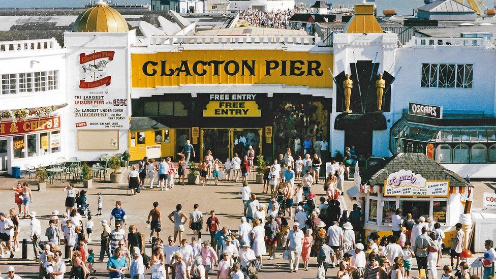 Crowds at Clacton Airshow in 1996