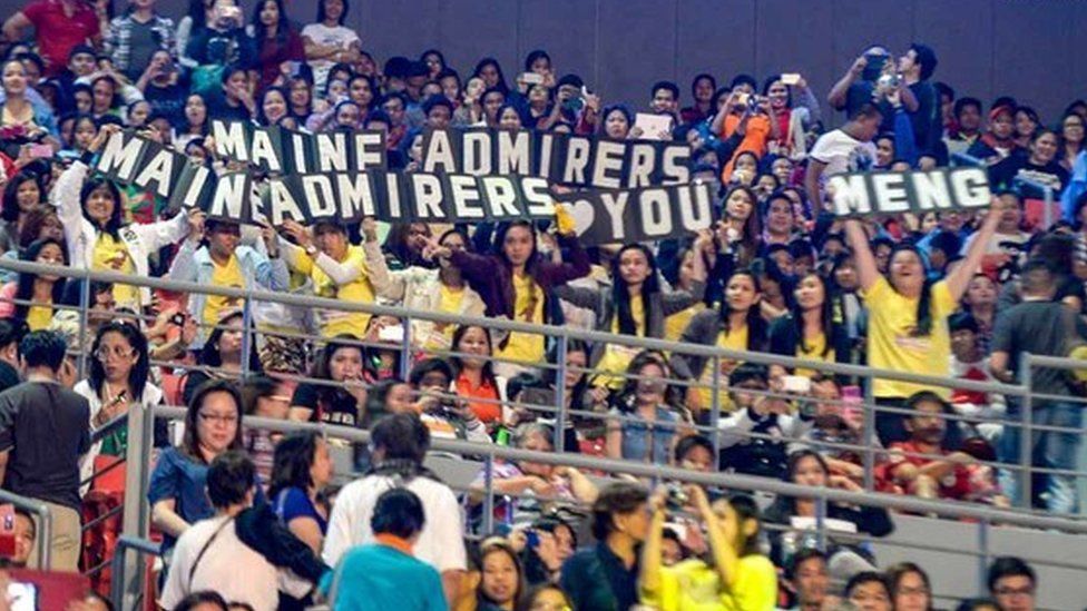 Fans at the charity concert in Manila