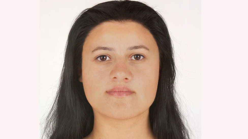 Facial reconstruction of Early Bronze Age woman Ava