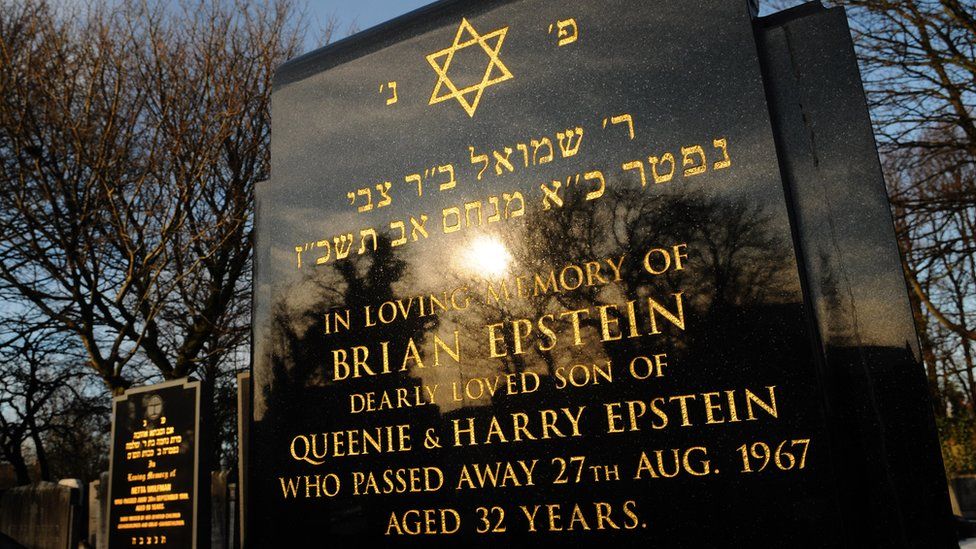 Epstein's gravestone