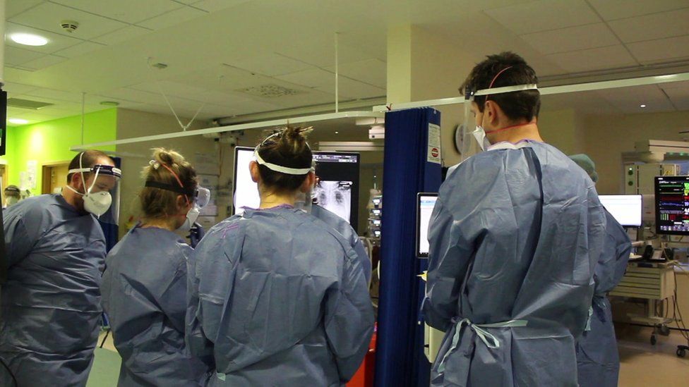 Derriford Hospital consultant frustrated at unvaccinated patients BBC(01)