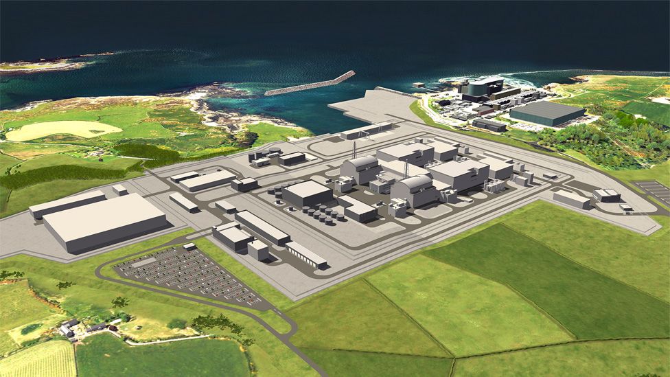 Artist's impression of Wylfa Newydd