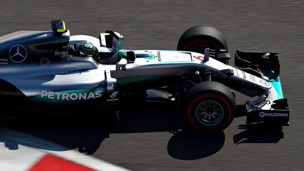Nico Rosberg of Germany during the Formula One Grand Prix of Russia at Sochi Autodrom on May 1, 2016