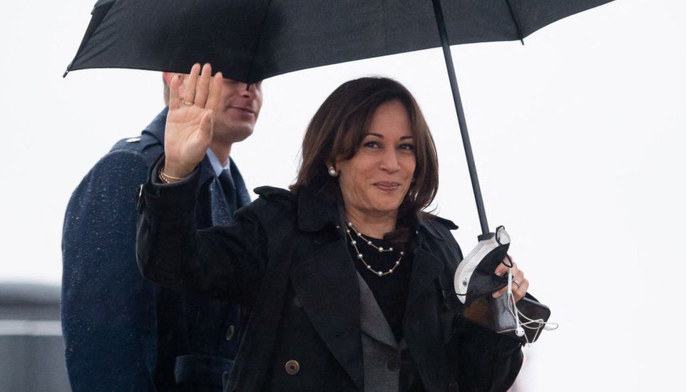 VP Kamala Harris on 9 March