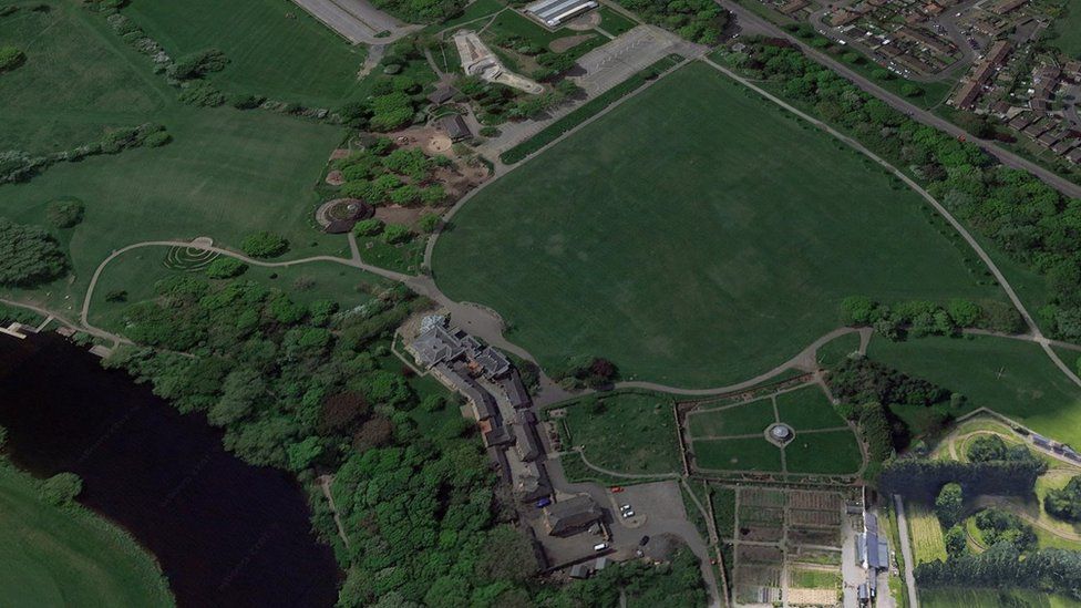 Aerial view of Preston Park