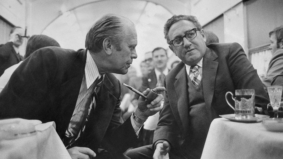 Gerald Ford and Henry Kissinger