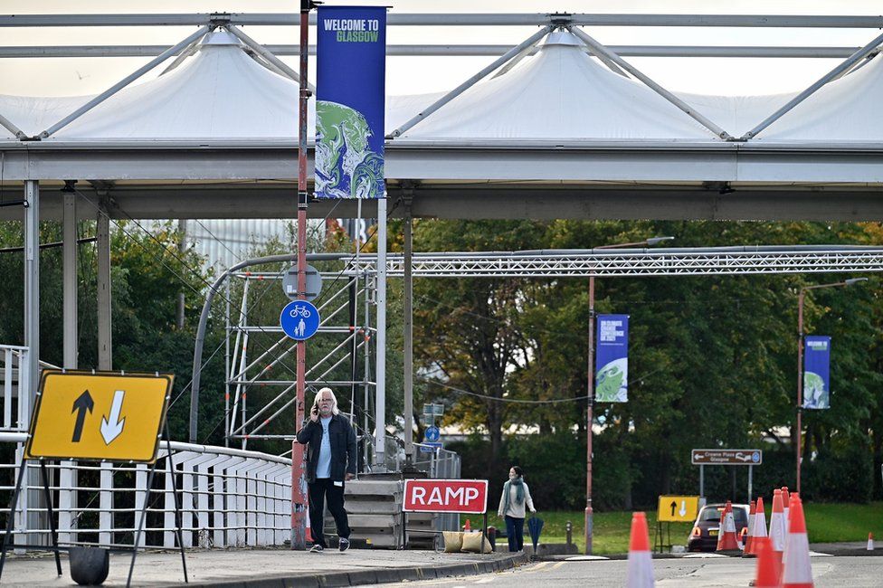 Entrance to the Scottish Events Centre (SEC)