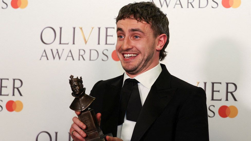 Paul Mescal at the Olivier Awards