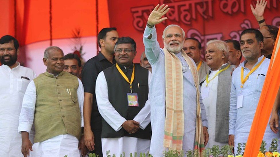 Why Bihar polls are a test of Modi's popularity - BBC News