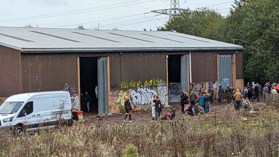 Police called to 'illegal rave' in Hambrook warehouse BBC News