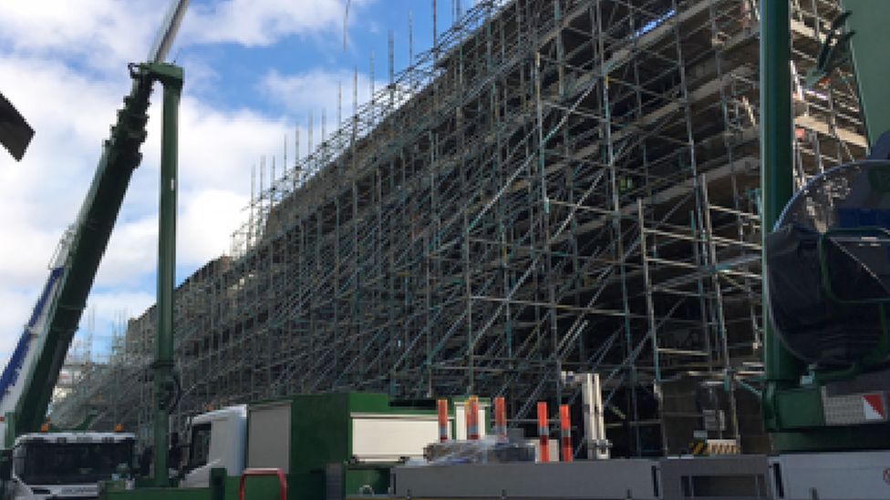 Glasgow School of Art scaffolding