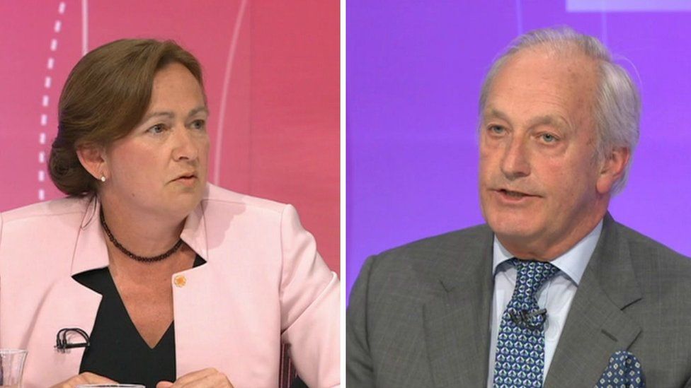 Liz Saville-Roberts and Neil Hamilton on Question Time