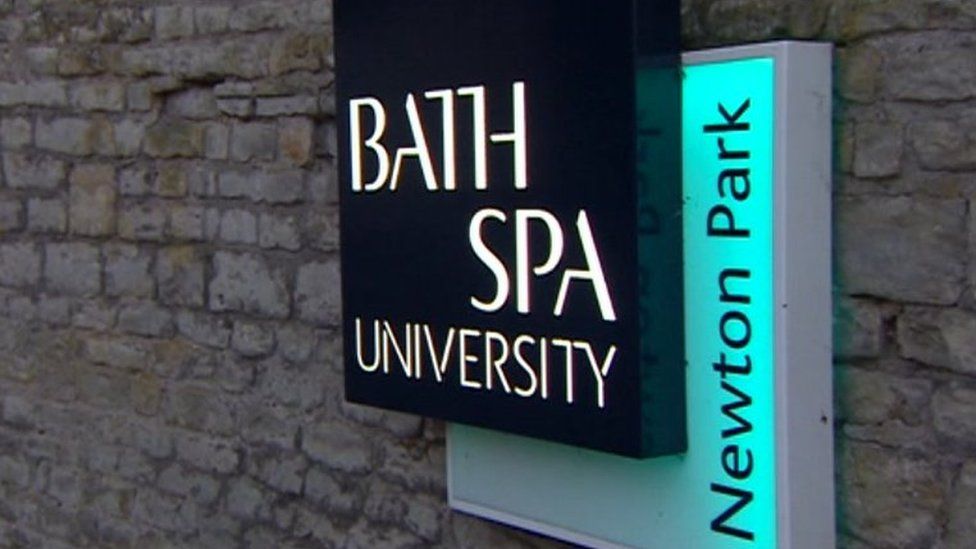 Bath Spa University sign