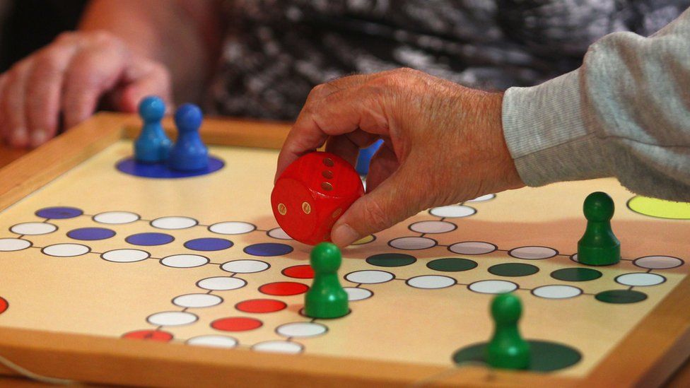 Dice game at a care home
