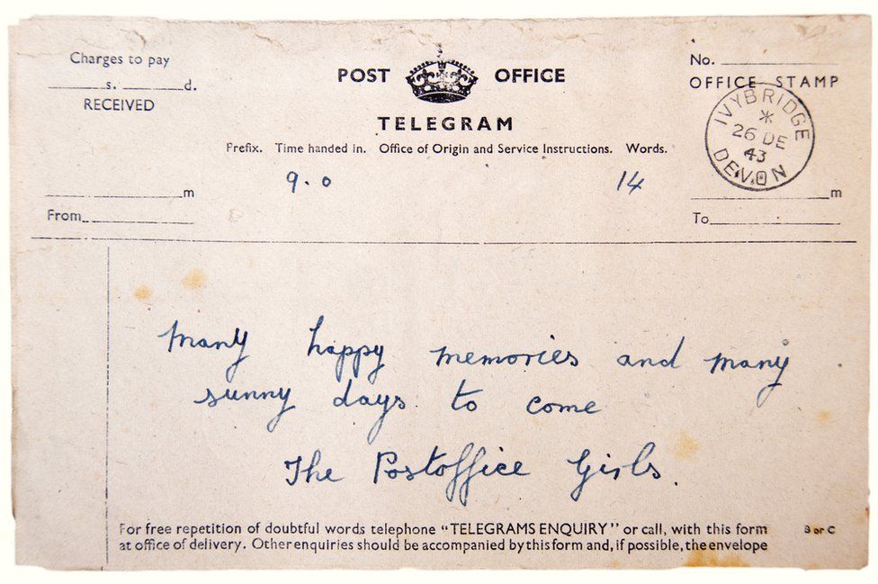Second World War Vintage Telegram