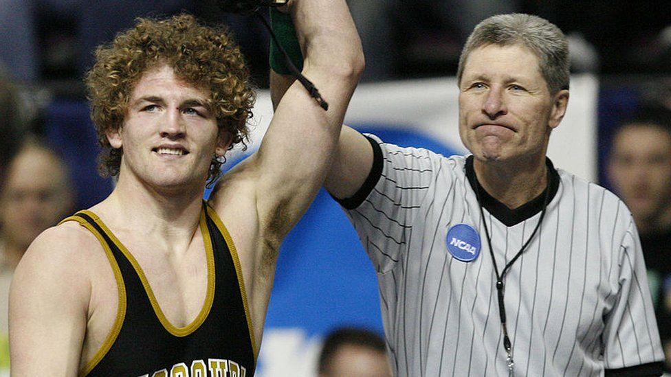 Ben Askren, then at the University of Missouri, at the 2007 NCAA Division I Wrestling Championships
