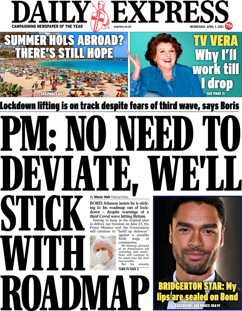 Daily Express Wednesday