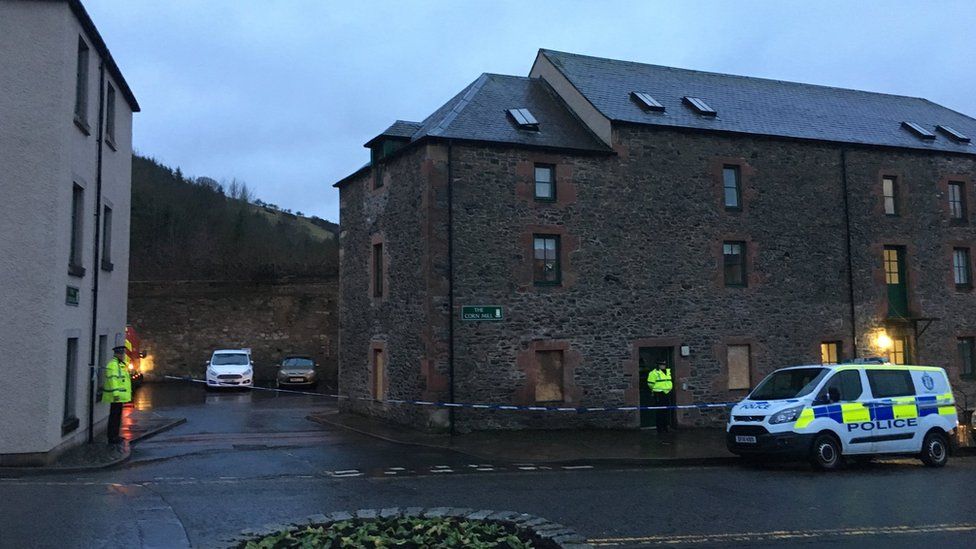 Dumfries and Hawick fatal house fires 'not suspicious' BBC News