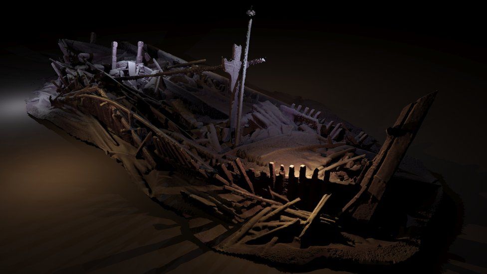 Los impresionantes buques ancestrales descubiertos inesperadamente en las profundidades del mar Negro