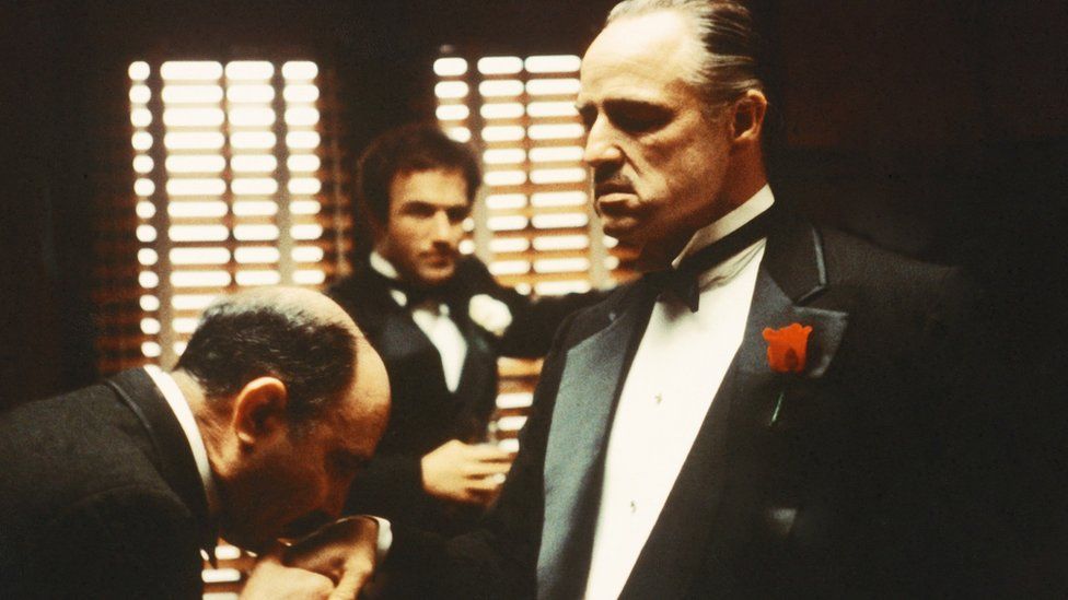 Marlon Brando won the best actor Oscar for his portrayal of crime boss Vito Corleone