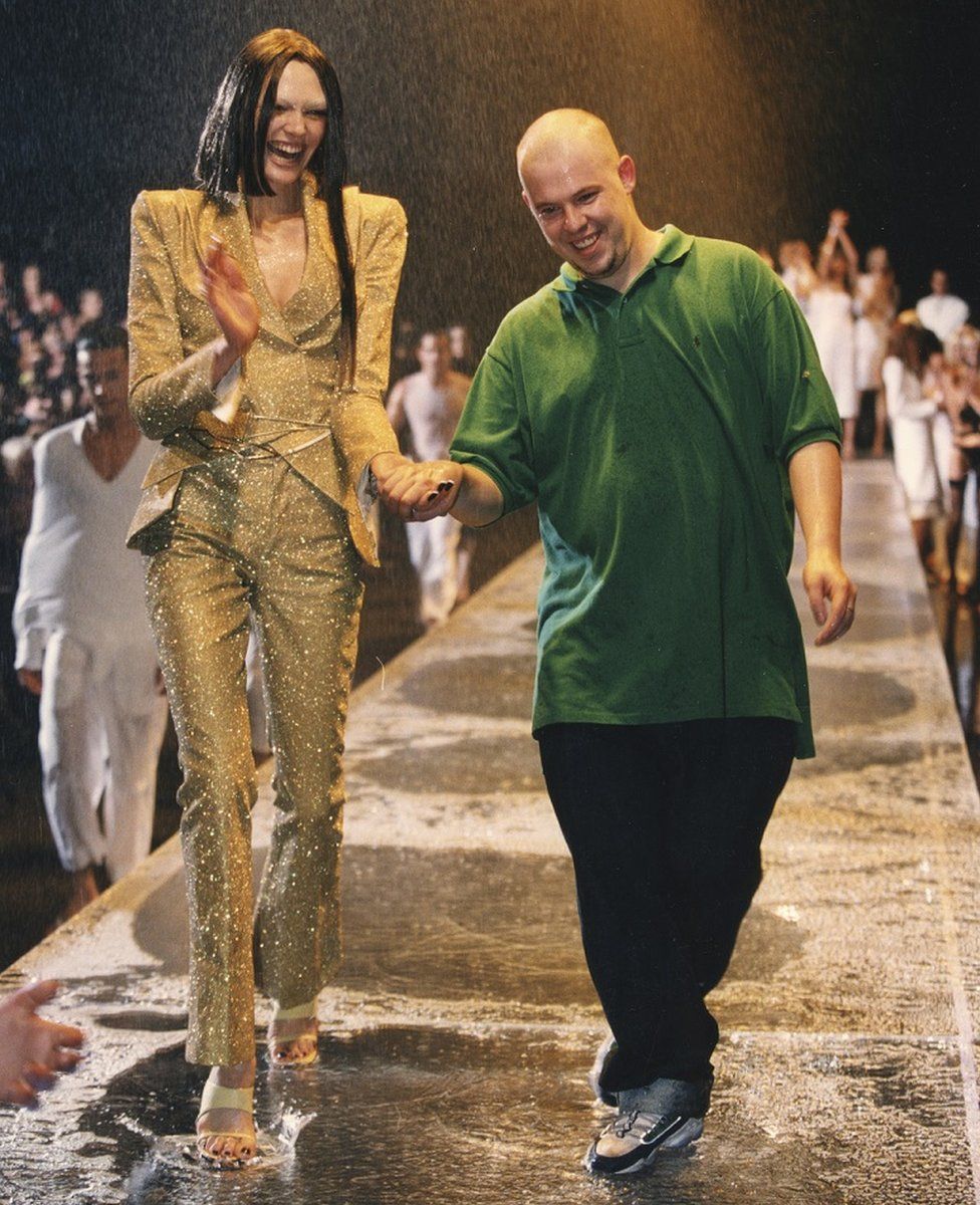 Alexander McQueen on the catwalk