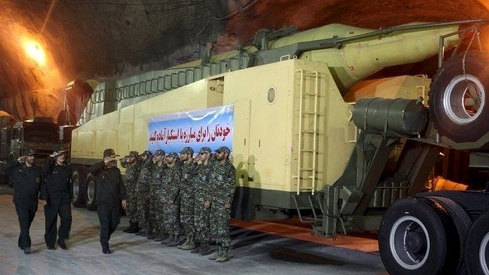 An underground Iranian missile base, Nov 2015