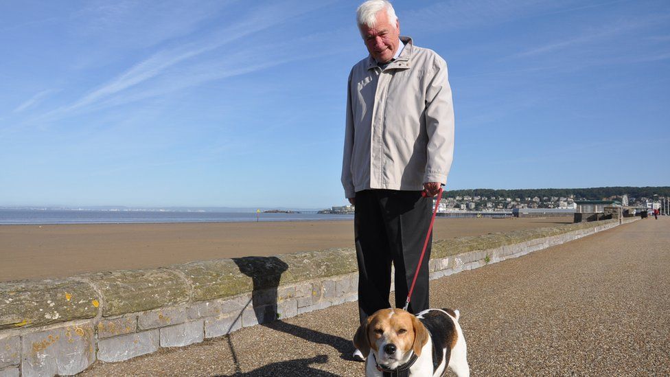 Ron Hunter with dog