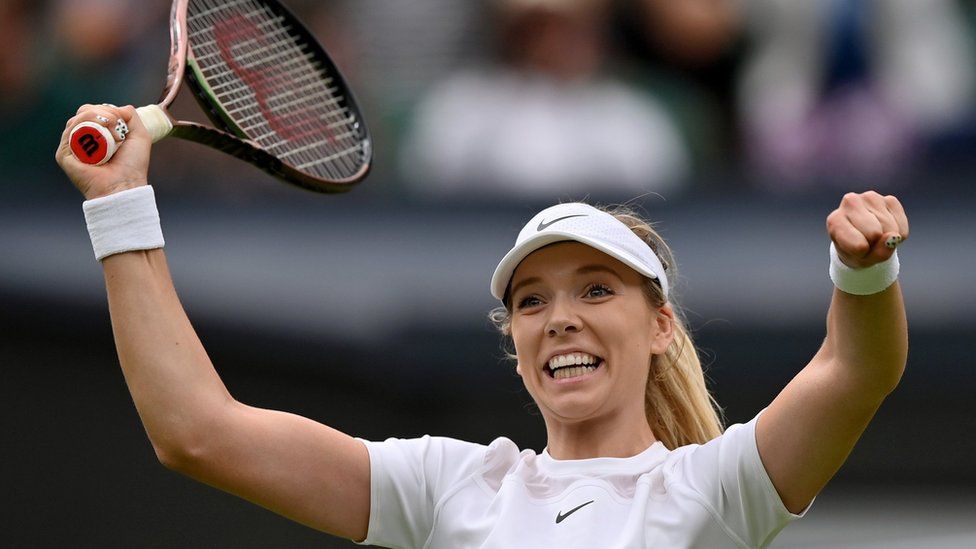 Katie Boulter not feeling pressure of being British number one at Wimbledon