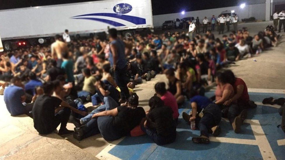 Unaccompanied minors found in abandoned trailer in Veracruz