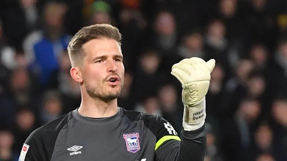 Burnley sign former Ipswich Town goalkeeper Vaclav Hladky on a two-year deal