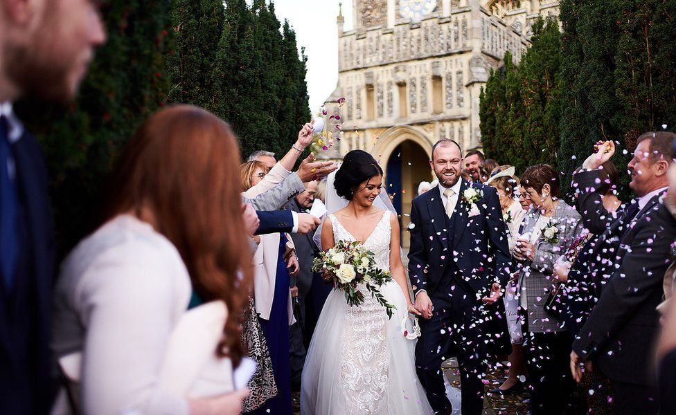 A wedding photo taken by Bushfire Photography