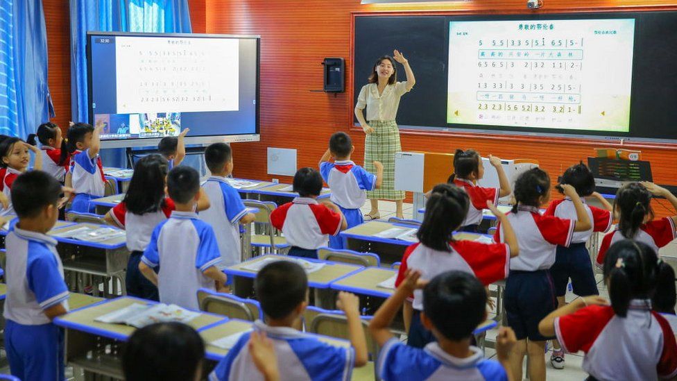 Students in Hainan, China