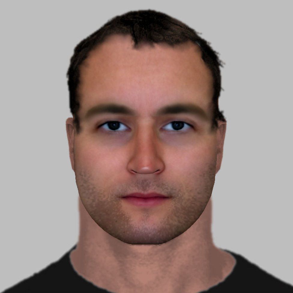 An artist's impression of an alleged perpetrator