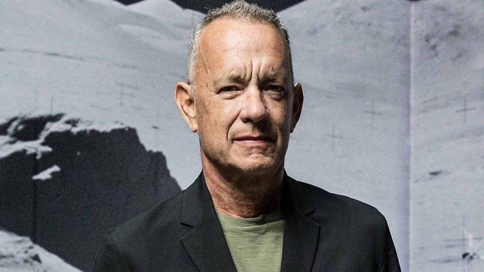 Actor, producer and author Tom Hanks turns space explorer for his latest mission, imagining what life will be like on the Moon