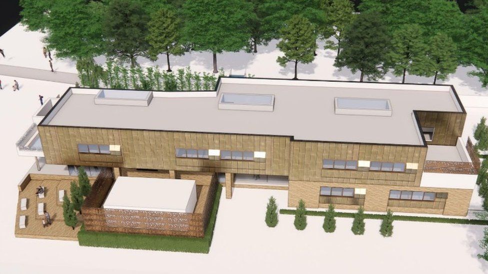 CGI Image of the new visitor centre