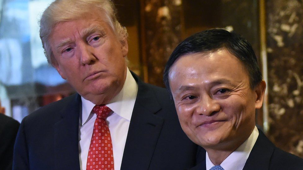 Donald Trump and Jack Ma