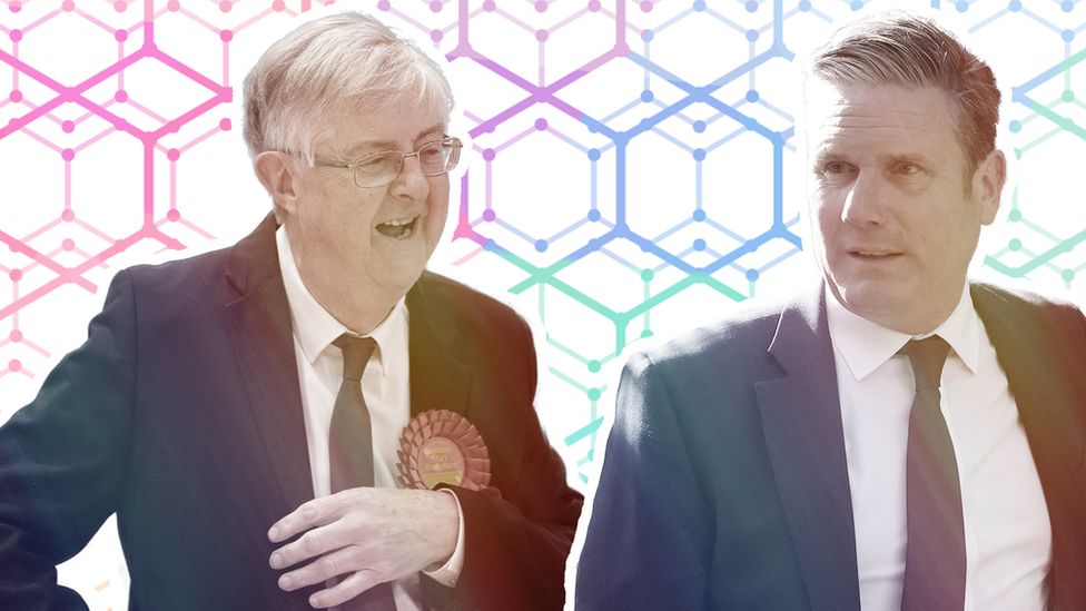 Mark Drakeford and Sir Keir Starmer