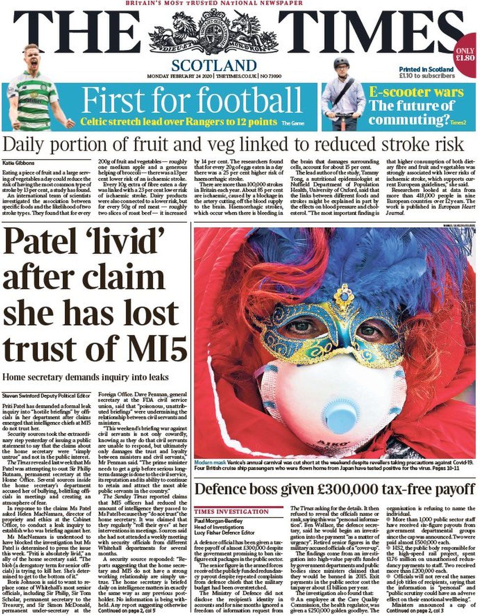 Times front page