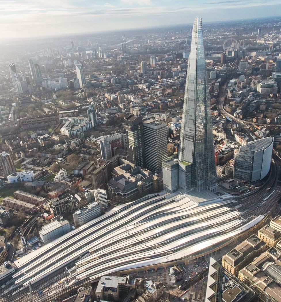 London Bridge station from above