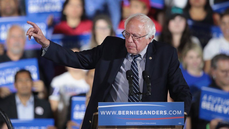 Pressure Builds On Bernie Sanders To Drop Out Of Race Bbc News 