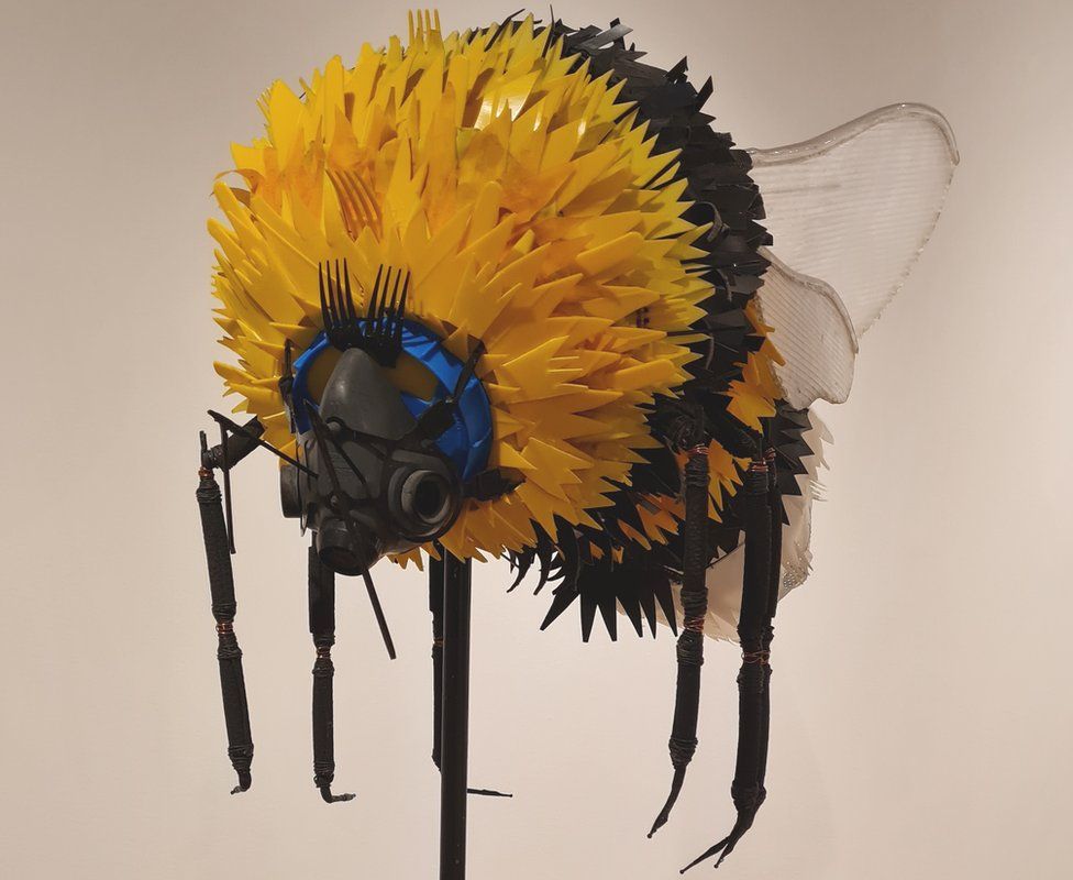Bumblebee sculpture