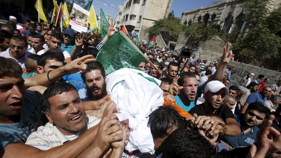 Clashes after funeral of Palestinian shot in West Bank - BBC News