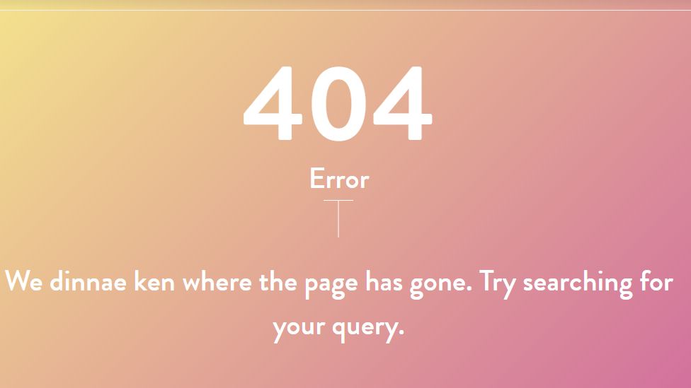 An online article on Scotland.org dedicated to Sir John A Macdonald now simply shows an error message