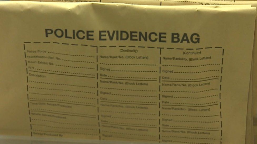 police evidence bag