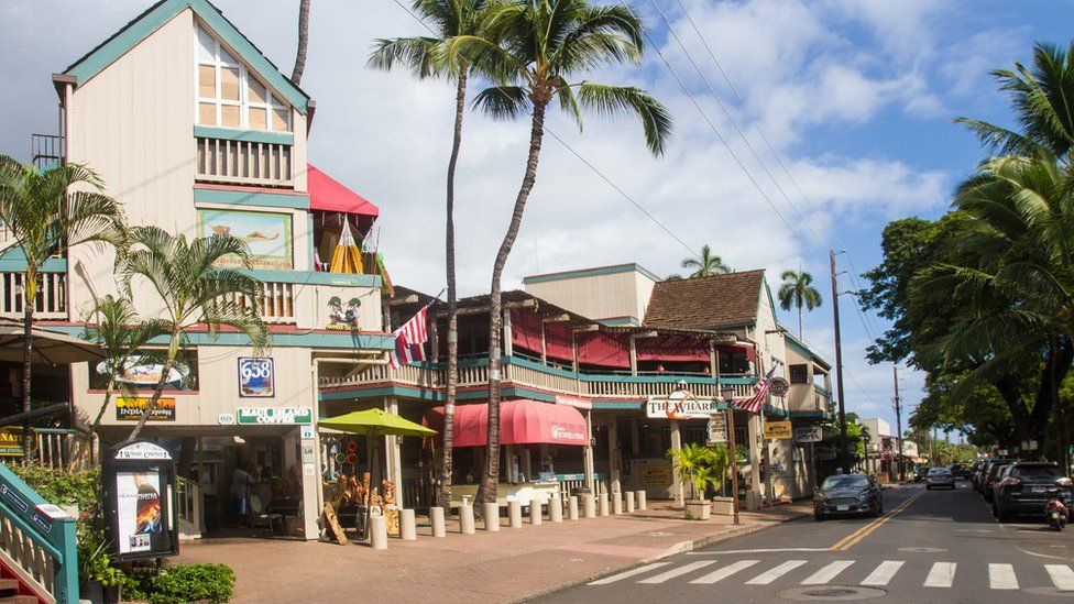 The picturesque town of Lahaina